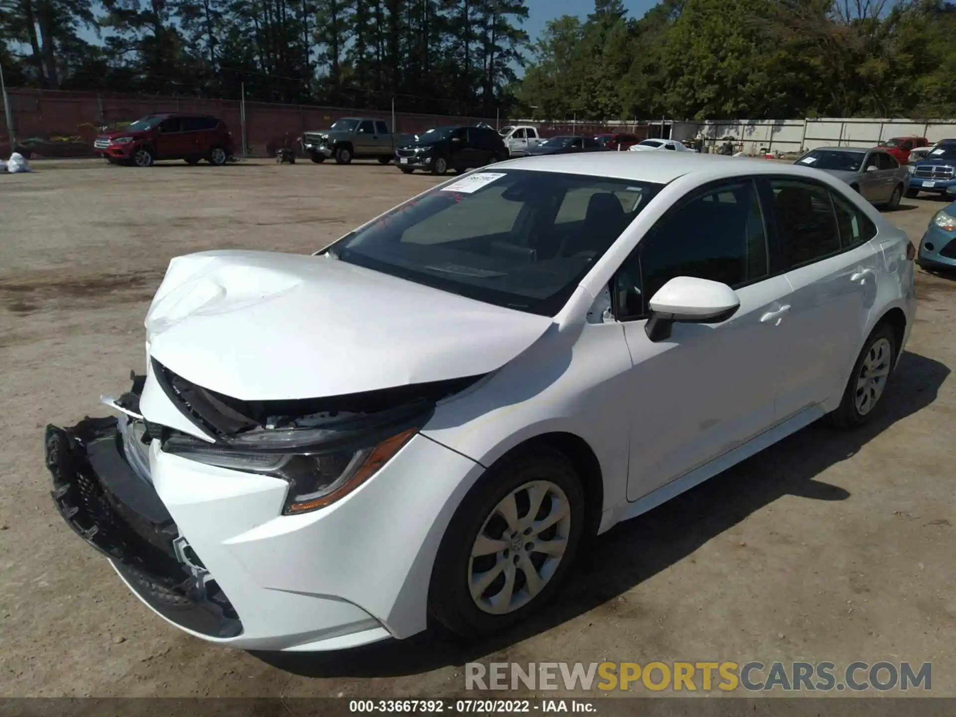 2 Photograph of a damaged car 5YFEPMAEXMP185009 TOYOTA COROLLA 2021