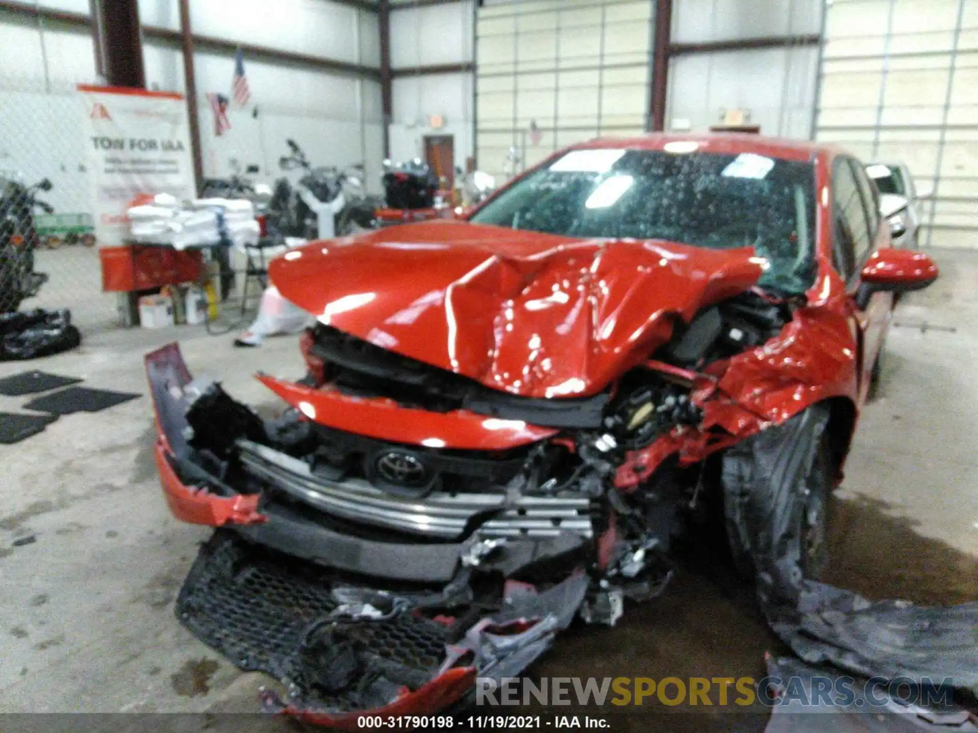 6 Photograph of a damaged car 5YFEPMAEXMP185317 TOYOTA COROLLA 2021