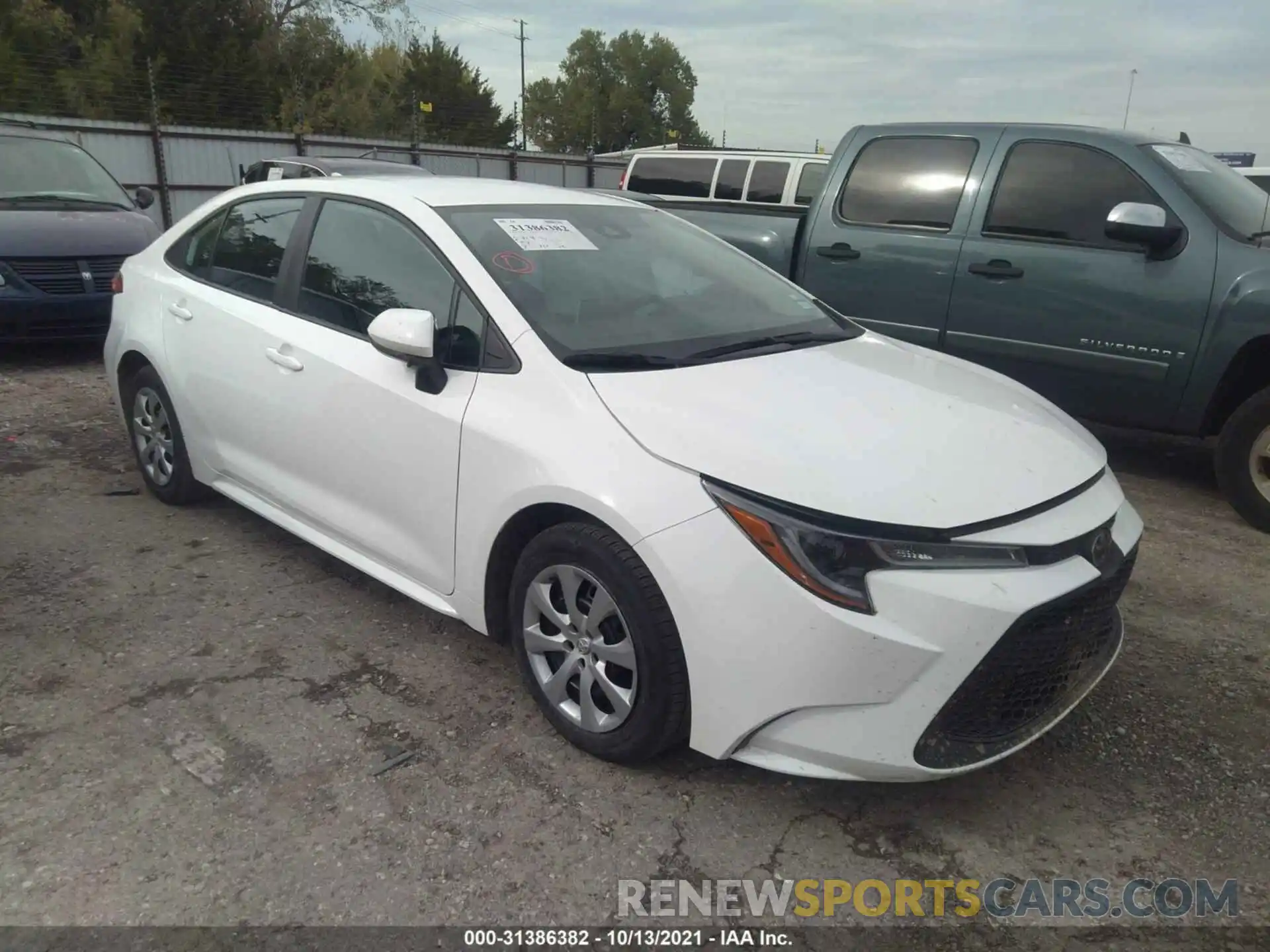 1 Photograph of a damaged car 5YFEPMAEXMP187441 TOYOTA COROLLA 2021