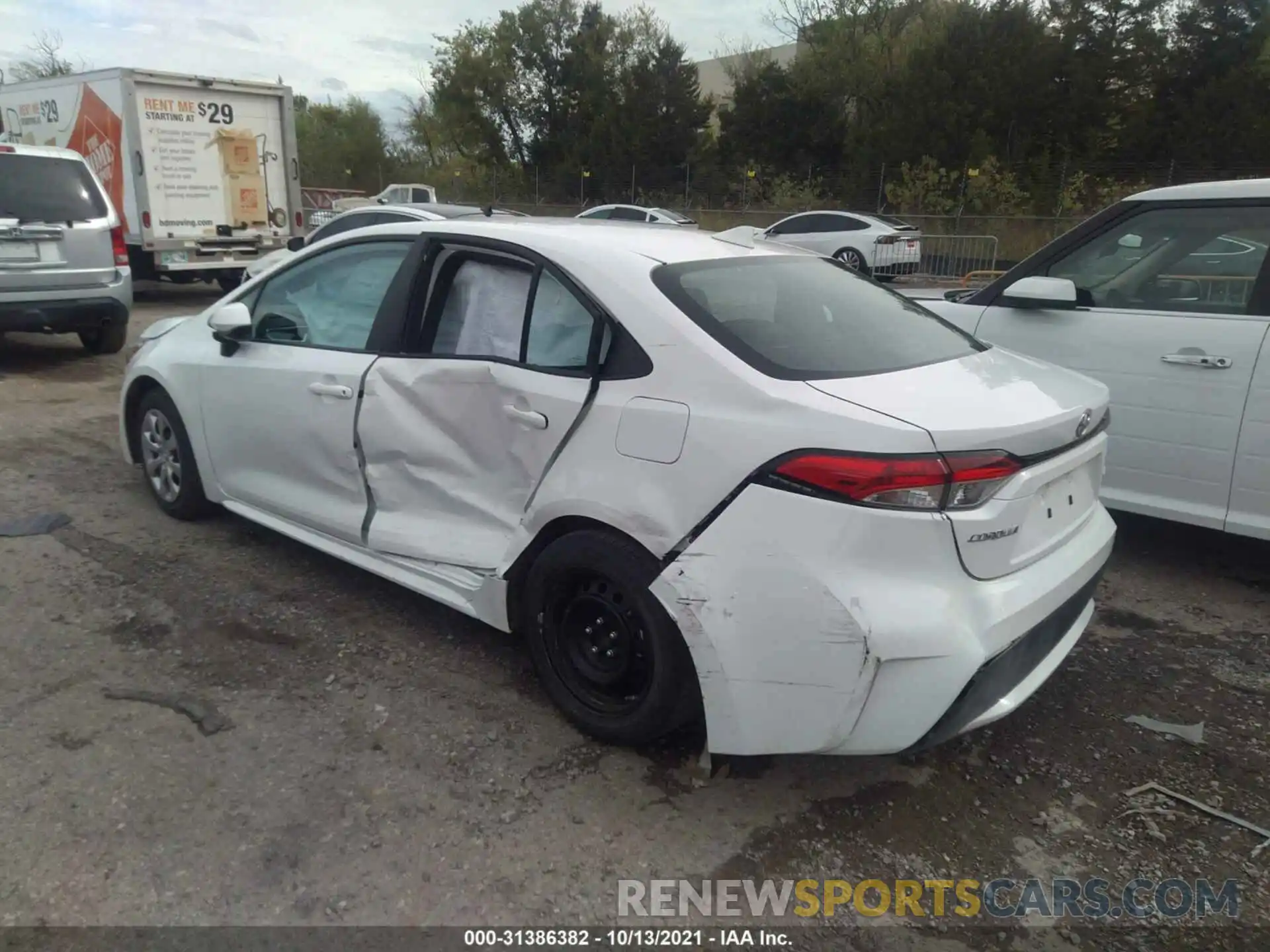 3 Photograph of a damaged car 5YFEPMAEXMP187441 TOYOTA COROLLA 2021