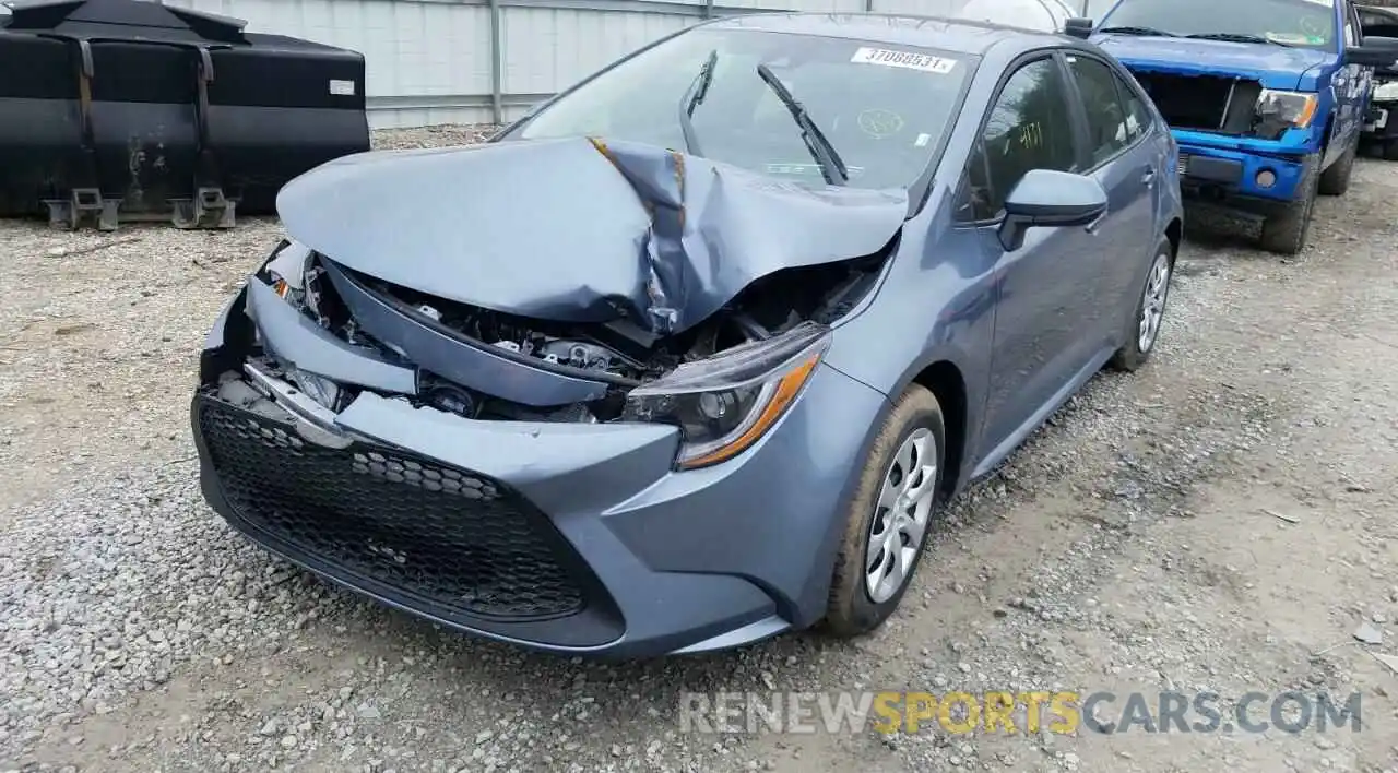 2 Photograph of a damaged car 5YFEPMAEXMP188721 TOYOTA COROLLA 2021