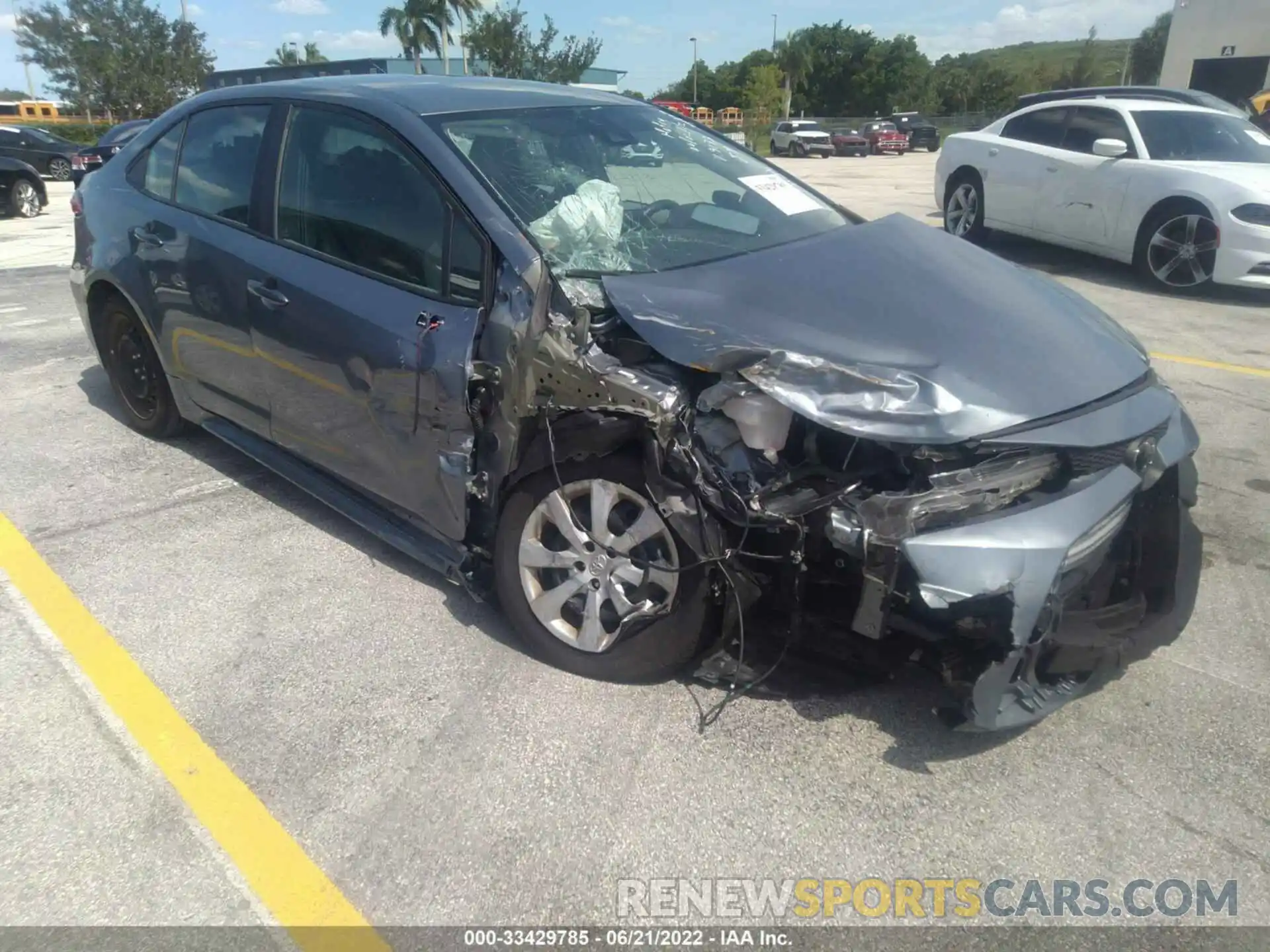 1 Photograph of a damaged car 5YFEPMAEXMP189173 TOYOTA COROLLA 2021