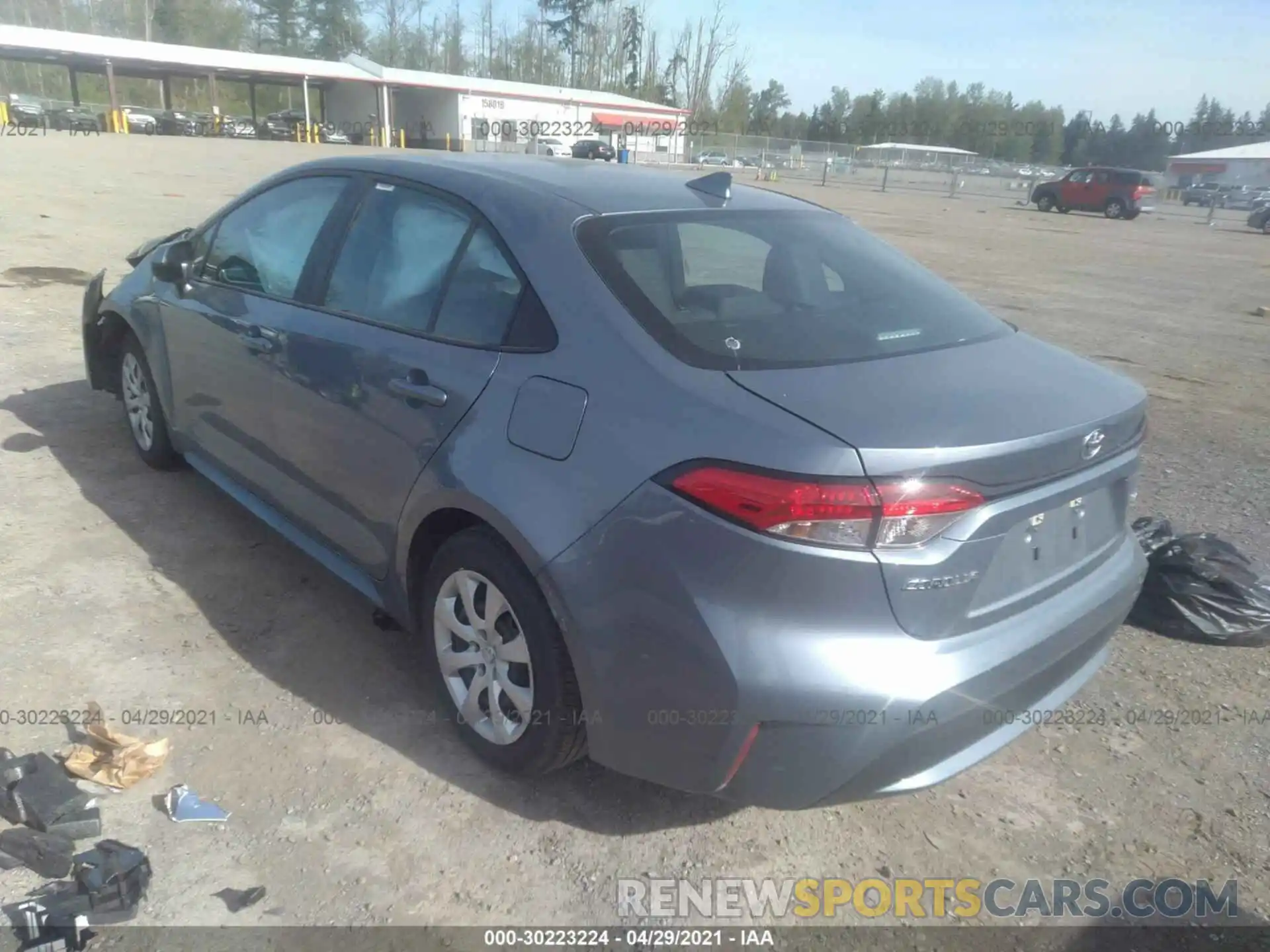 3 Photograph of a damaged car 5YFEPMAEXMP190968 TOYOTA COROLLA 2021