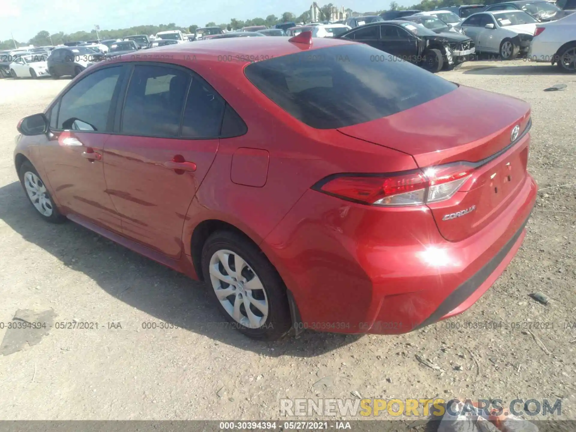 3 Photograph of a damaged car 5YFEPMAEXMP191568 TOYOTA COROLLA 2021