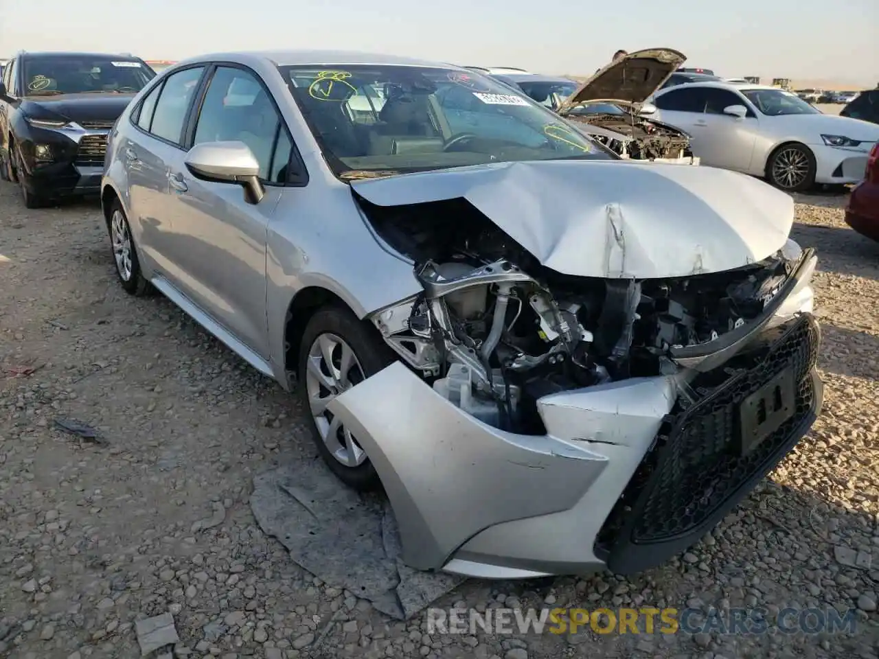 1 Photograph of a damaged car 5YFEPMAEXMP191702 TOYOTA COROLLA 2021