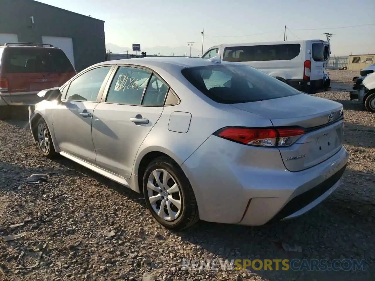 3 Photograph of a damaged car 5YFEPMAEXMP191702 TOYOTA COROLLA 2021