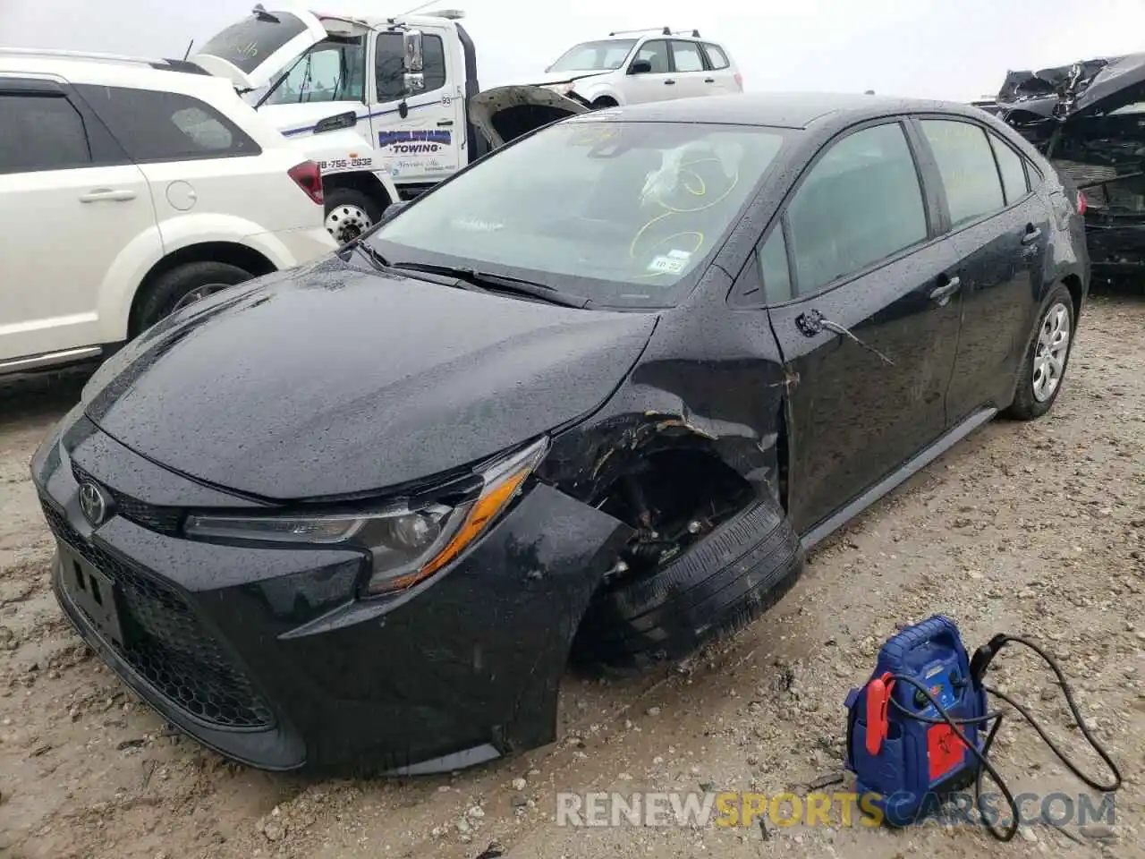 2 Photograph of a damaged car 5YFEPMAEXMP191764 TOYOTA COROLLA 2021