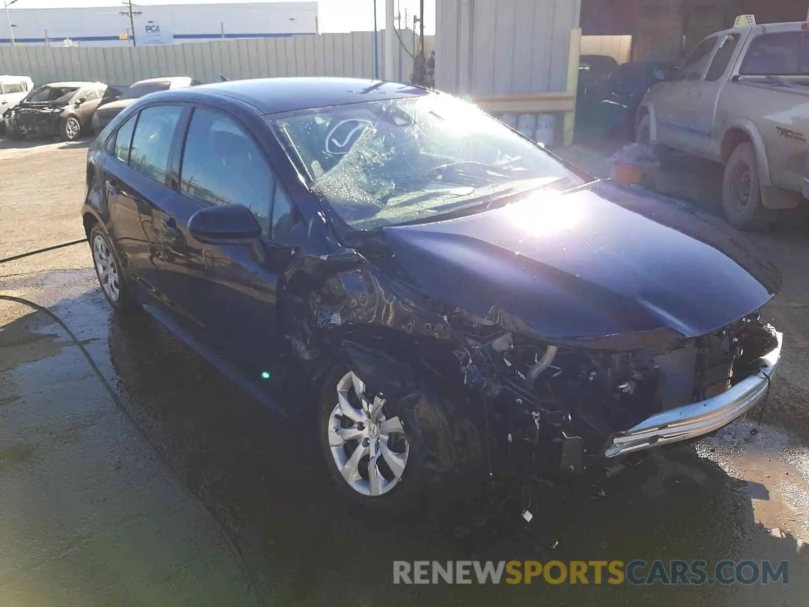 1 Photograph of a damaged car 5YFEPMAEXMP192221 TOYOTA COROLLA 2021