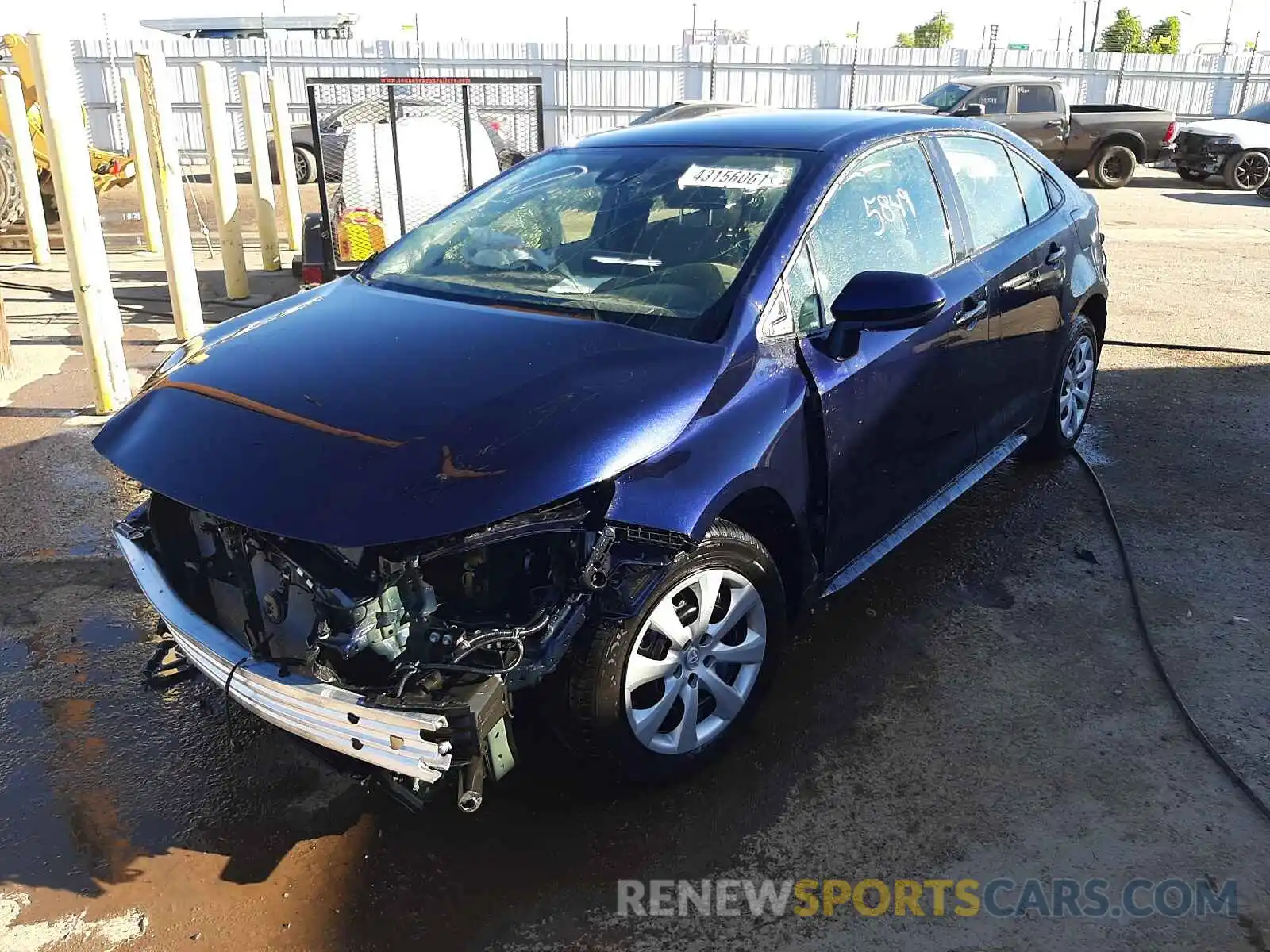 2 Photograph of a damaged car 5YFEPMAEXMP192221 TOYOTA COROLLA 2021