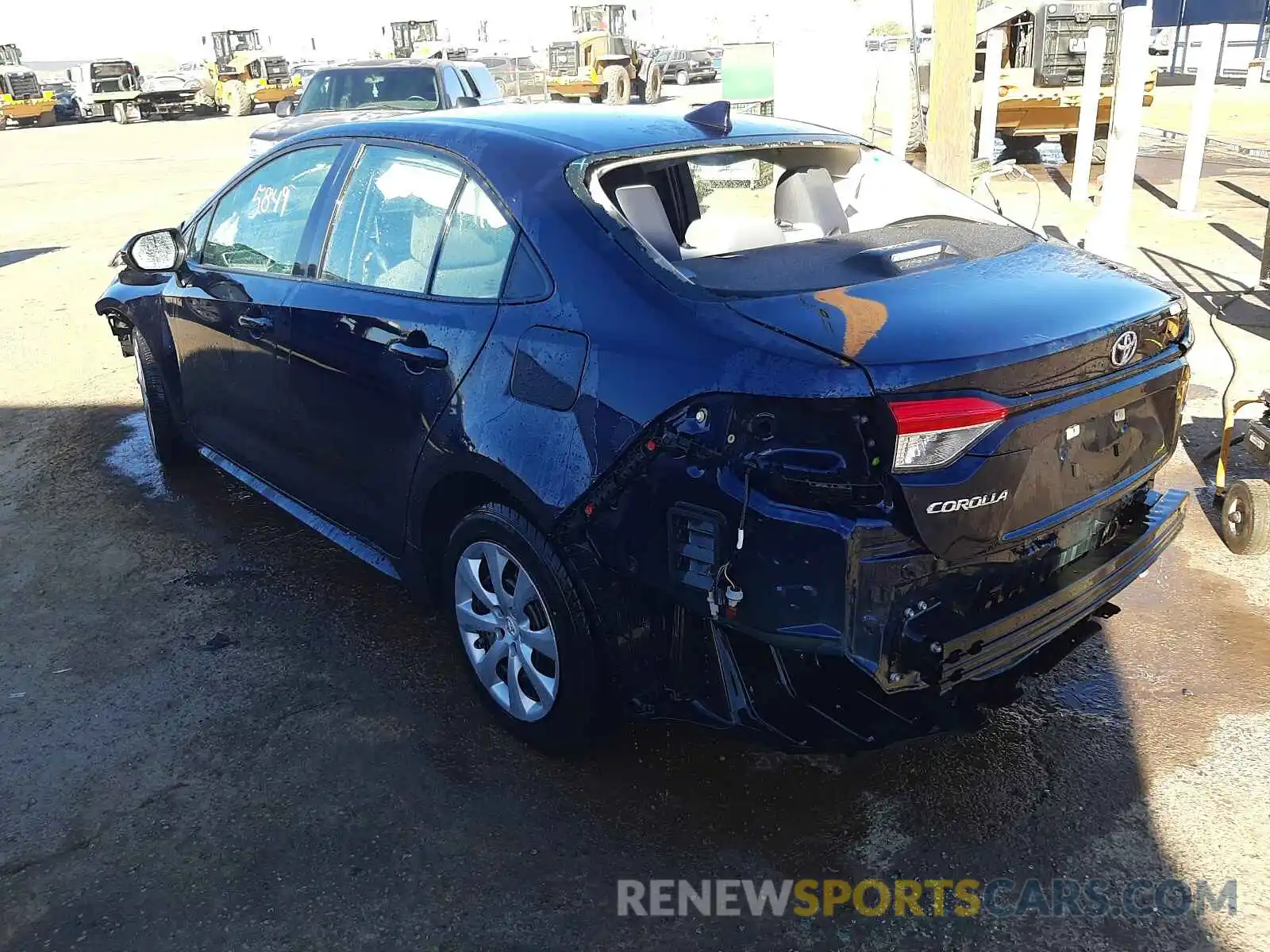 3 Photograph of a damaged car 5YFEPMAEXMP192221 TOYOTA COROLLA 2021