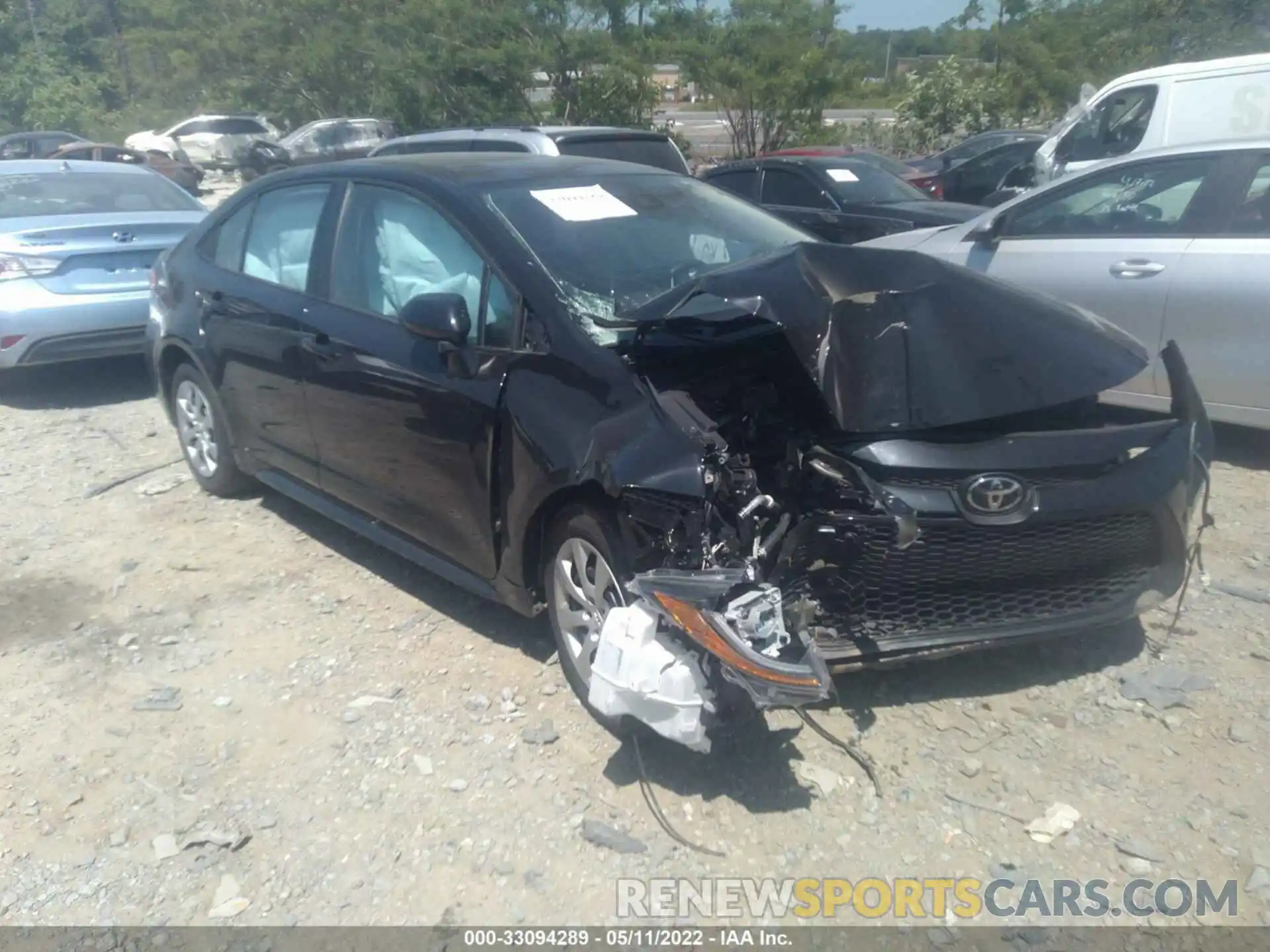 1 Photograph of a damaged car 5YFEPMAEXMP192333 TOYOTA COROLLA 2021