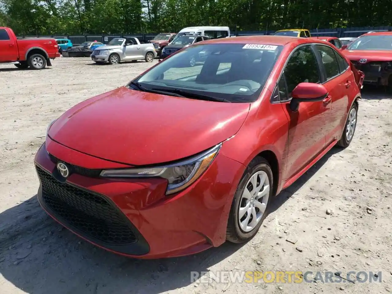 2 Photograph of a damaged car 5YFEPMAEXMP192798 TOYOTA COROLLA 2021