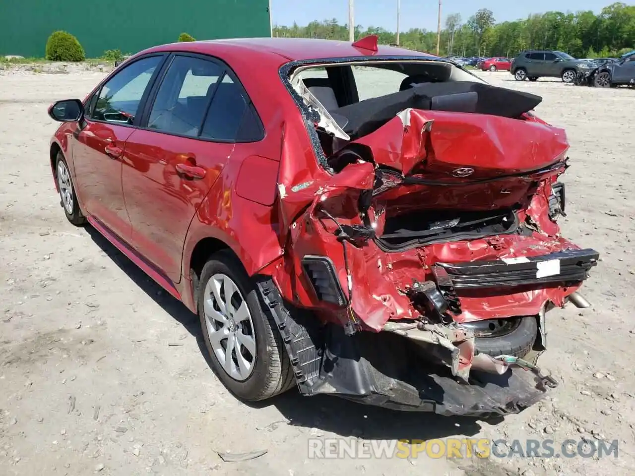 3 Photograph of a damaged car 5YFEPMAEXMP192798 TOYOTA COROLLA 2021