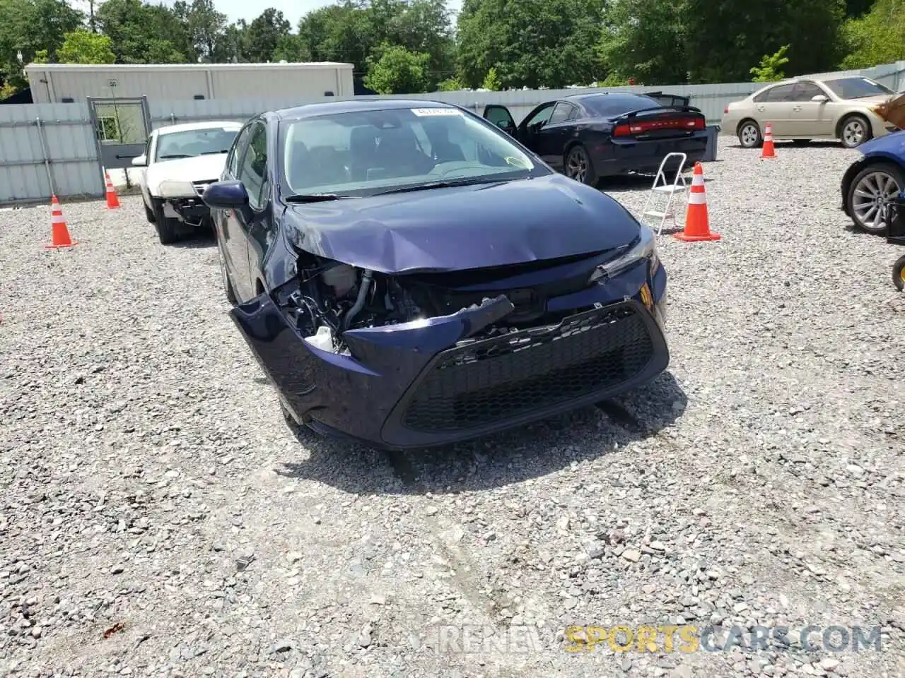 9 Photograph of a damaged car 5YFEPMAEXMP193434 TOYOTA COROLLA 2021