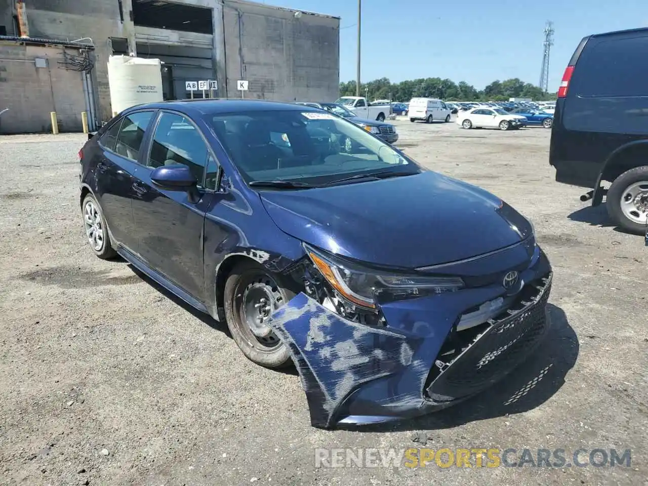 1 Photograph of a damaged car 5YFEPMAEXMP193529 TOYOTA COROLLA 2021