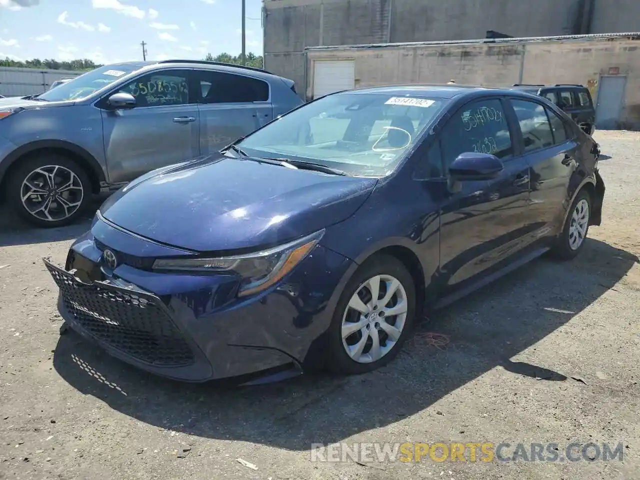 2 Photograph of a damaged car 5YFEPMAEXMP193529 TOYOTA COROLLA 2021