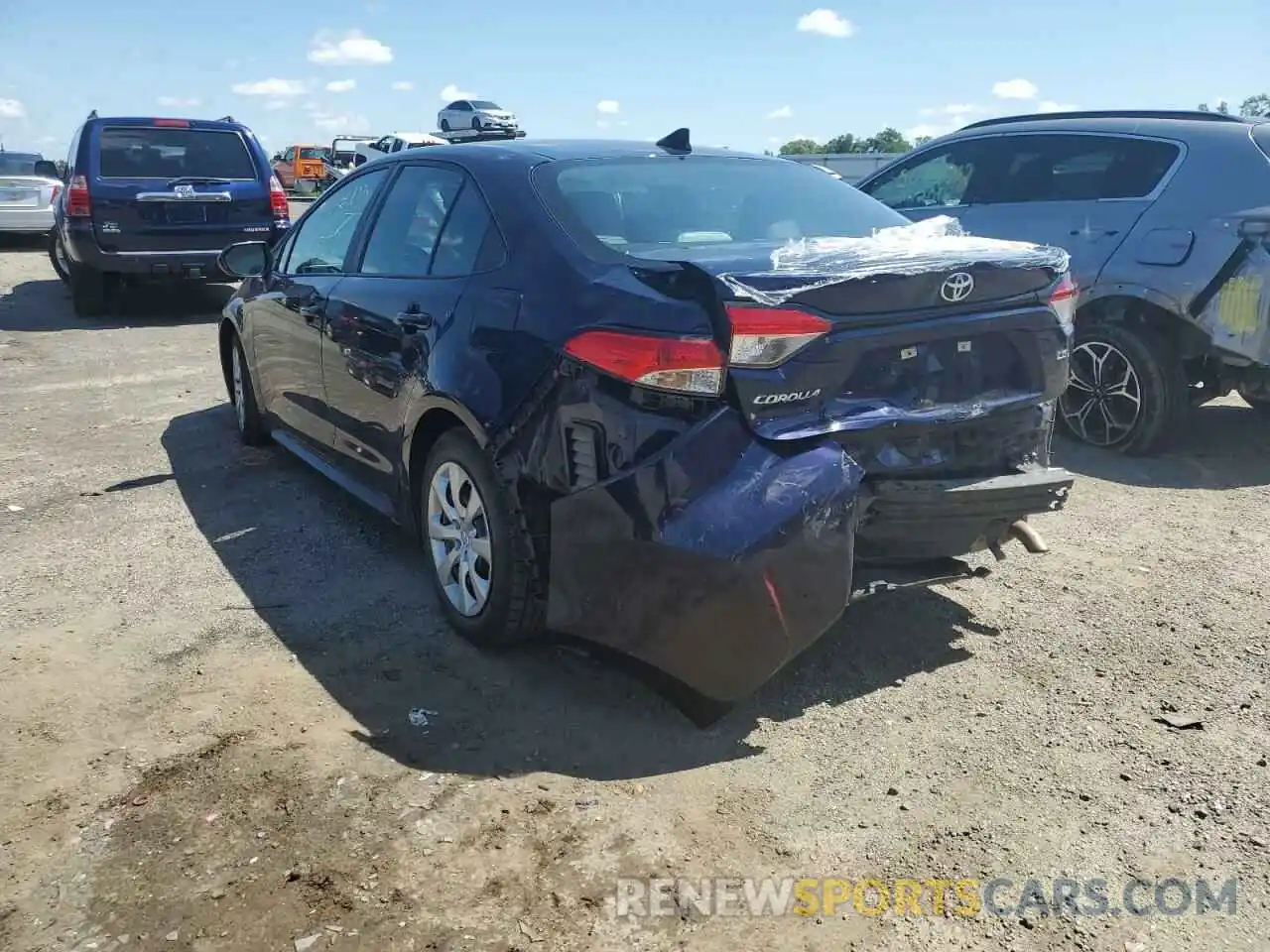 3 Photograph of a damaged car 5YFEPMAEXMP193529 TOYOTA COROLLA 2021