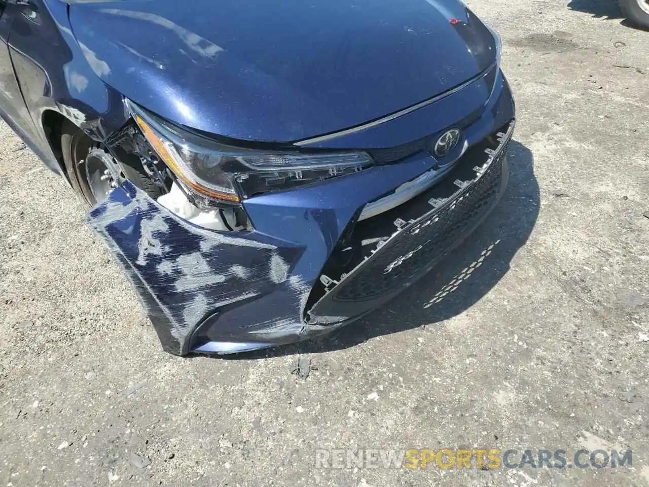 9 Photograph of a damaged car 5YFEPMAEXMP193529 TOYOTA COROLLA 2021