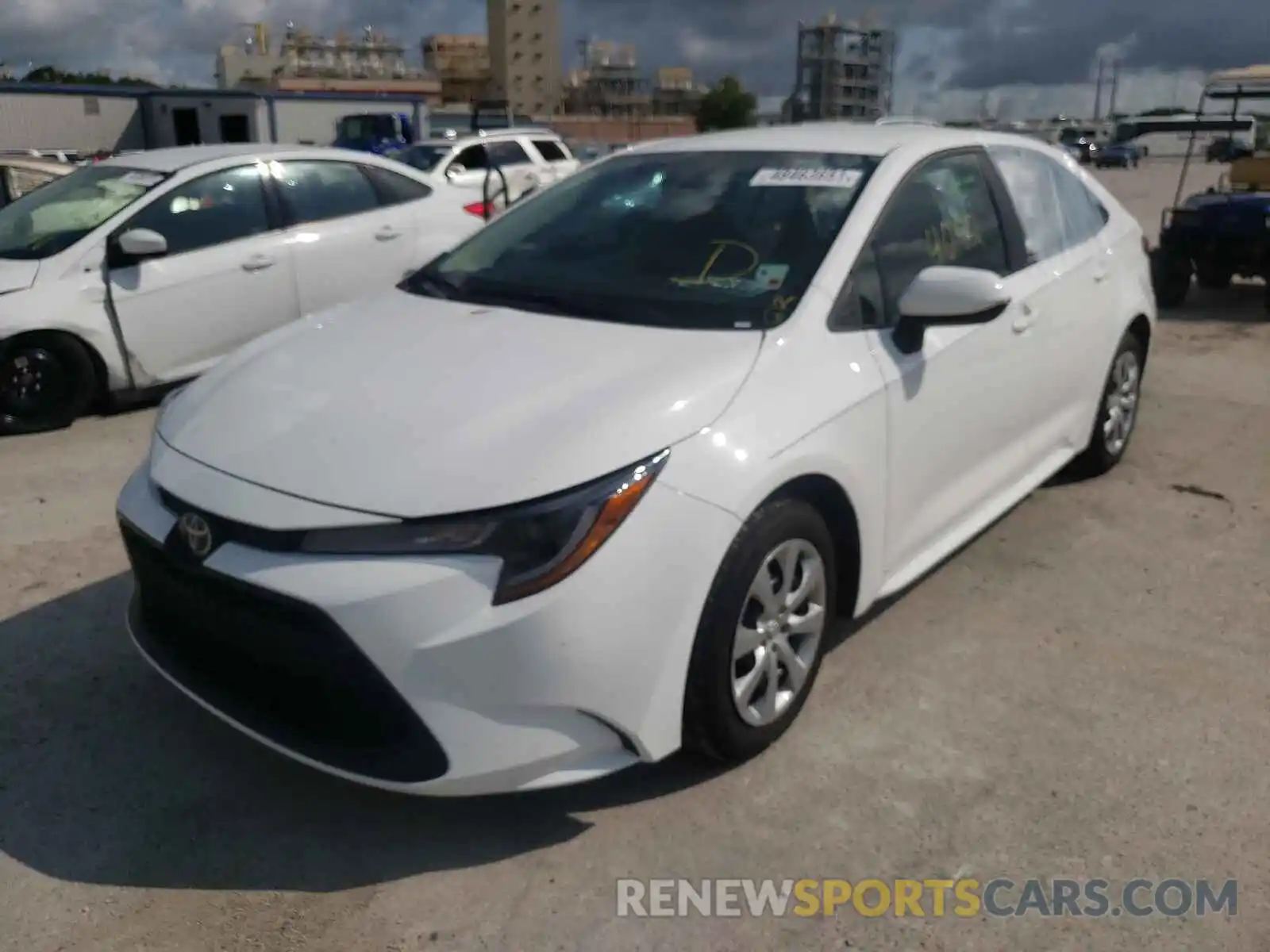 2 Photograph of a damaged car 5YFEPMAEXMP194518 TOYOTA COROLLA 2021