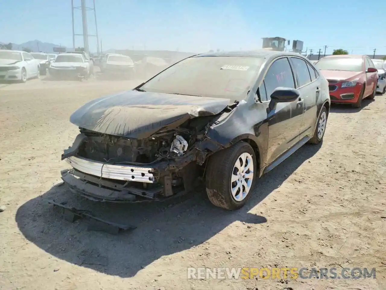 2 Photograph of a damaged car 5YFEPMAEXMP196947 TOYOTA COROLLA 2021