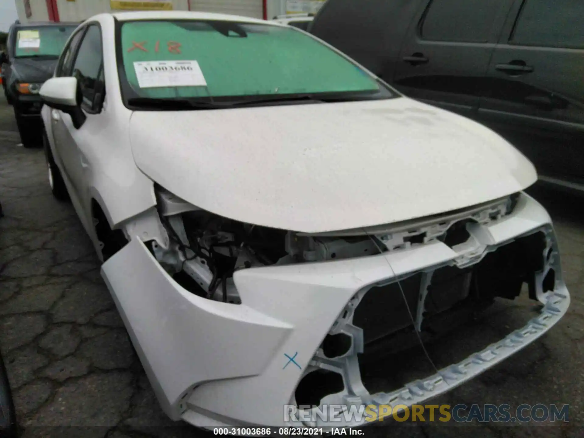 6 Photograph of a damaged car 5YFEPMAEXMP197256 TOYOTA COROLLA 2021