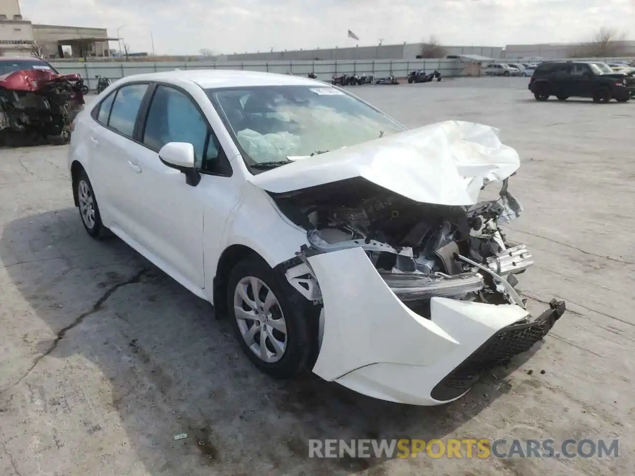 1 Photograph of a damaged car 5YFEPMAEXMP197533 TOYOTA COROLLA 2021