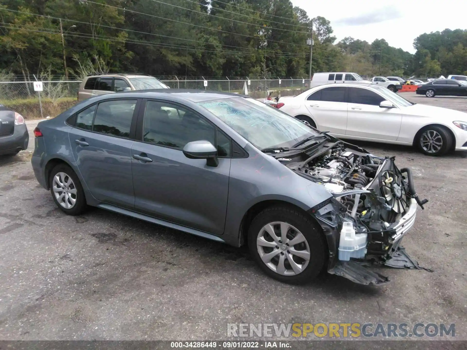 1 Photograph of a damaged car 5YFEPMAEXMP199900 TOYOTA COROLLA 2021