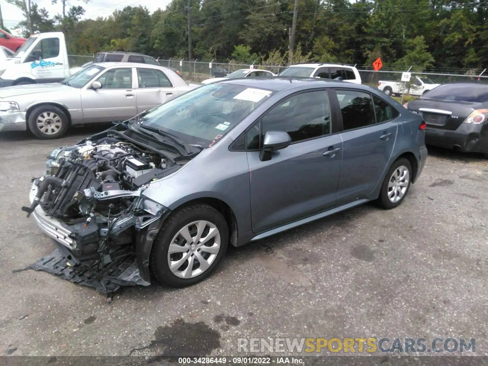 2 Photograph of a damaged car 5YFEPMAEXMP199900 TOYOTA COROLLA 2021