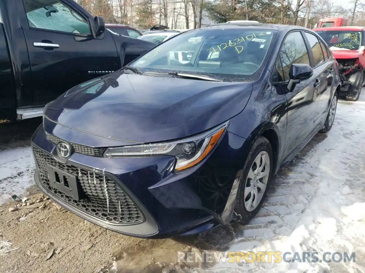 2 Photograph of a damaged car 5YFEPMAEXMP201080 TOYOTA COROLLA 2021