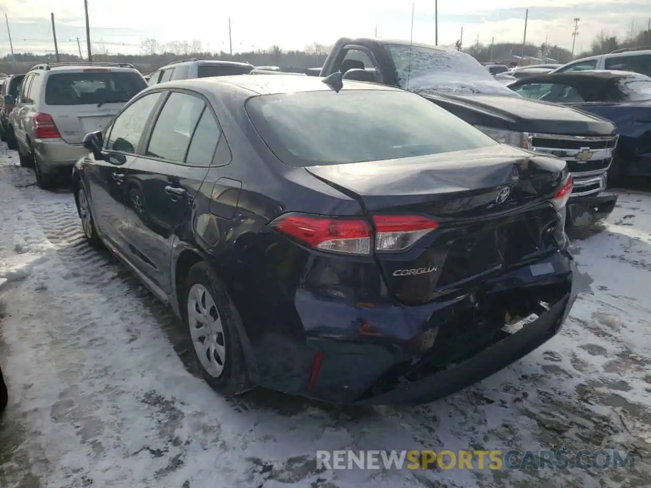 3 Photograph of a damaged car 5YFEPMAEXMP201080 TOYOTA COROLLA 2021