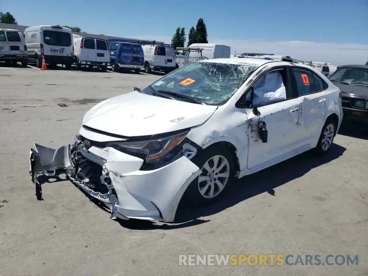 2 Photograph of a damaged car 5YFEPMAEXMP201113 TOYOTA COROLLA 2021