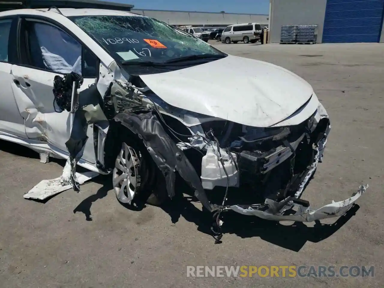 9 Photograph of a damaged car 5YFEPMAEXMP201113 TOYOTA COROLLA 2021