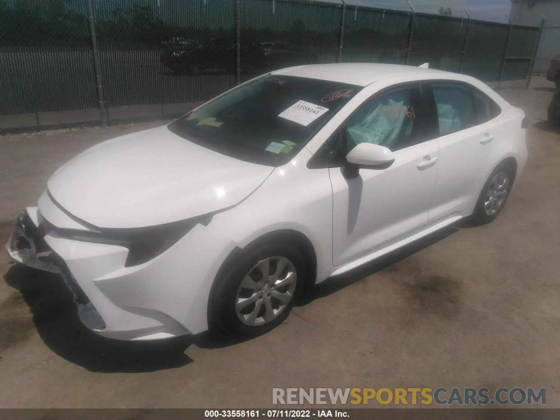 2 Photograph of a damaged car 5YFEPMAEXMP202195 TOYOTA COROLLA 2021