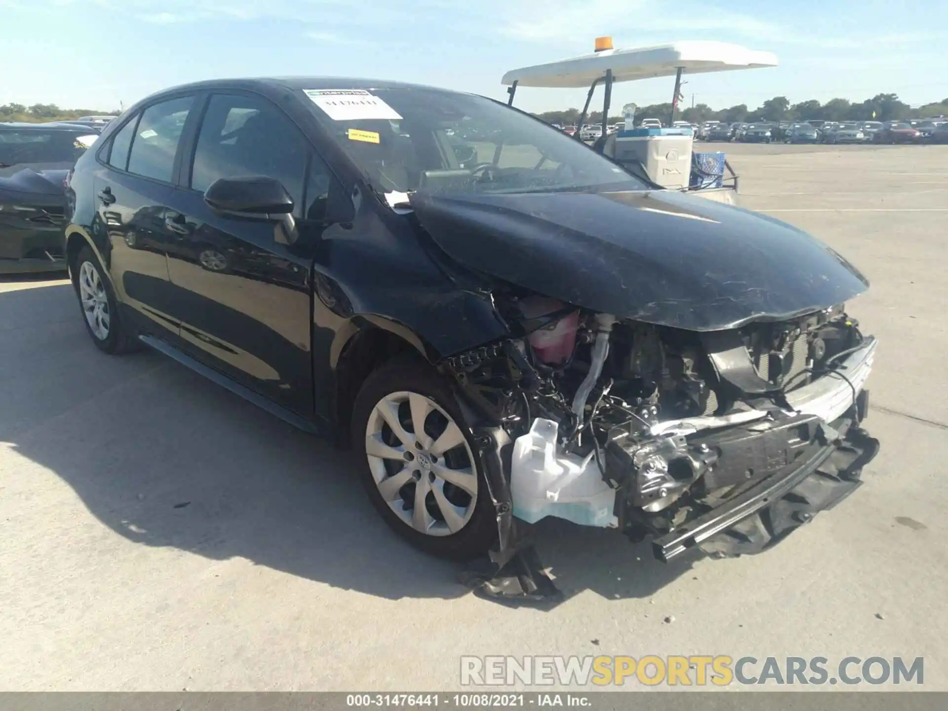 1 Photograph of a damaged car 5YFEPMAEXMP203685 TOYOTA COROLLA 2021