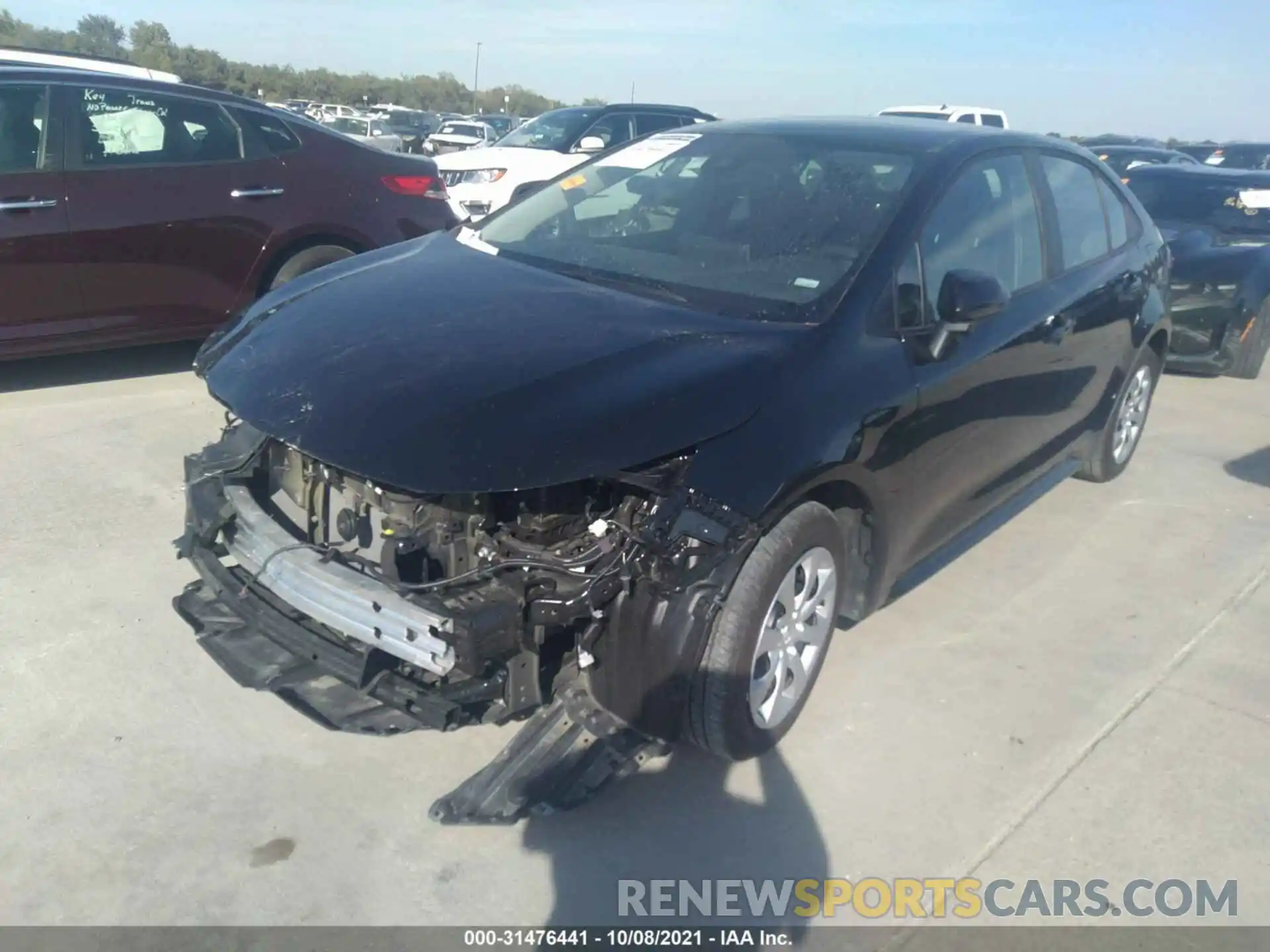 2 Photograph of a damaged car 5YFEPMAEXMP203685 TOYOTA COROLLA 2021