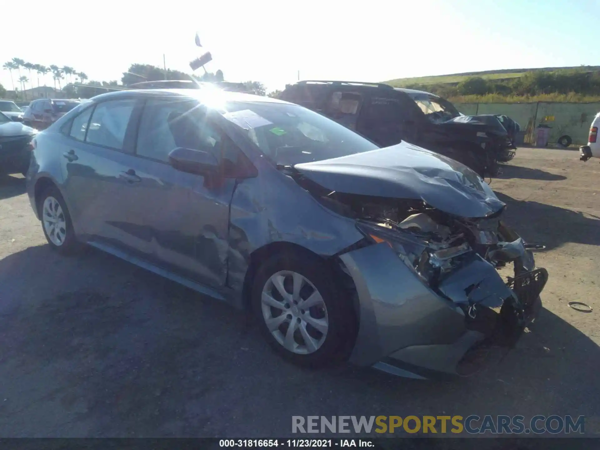 1 Photograph of a damaged car 5YFEPMAEXMP204092 TOYOTA COROLLA 2021