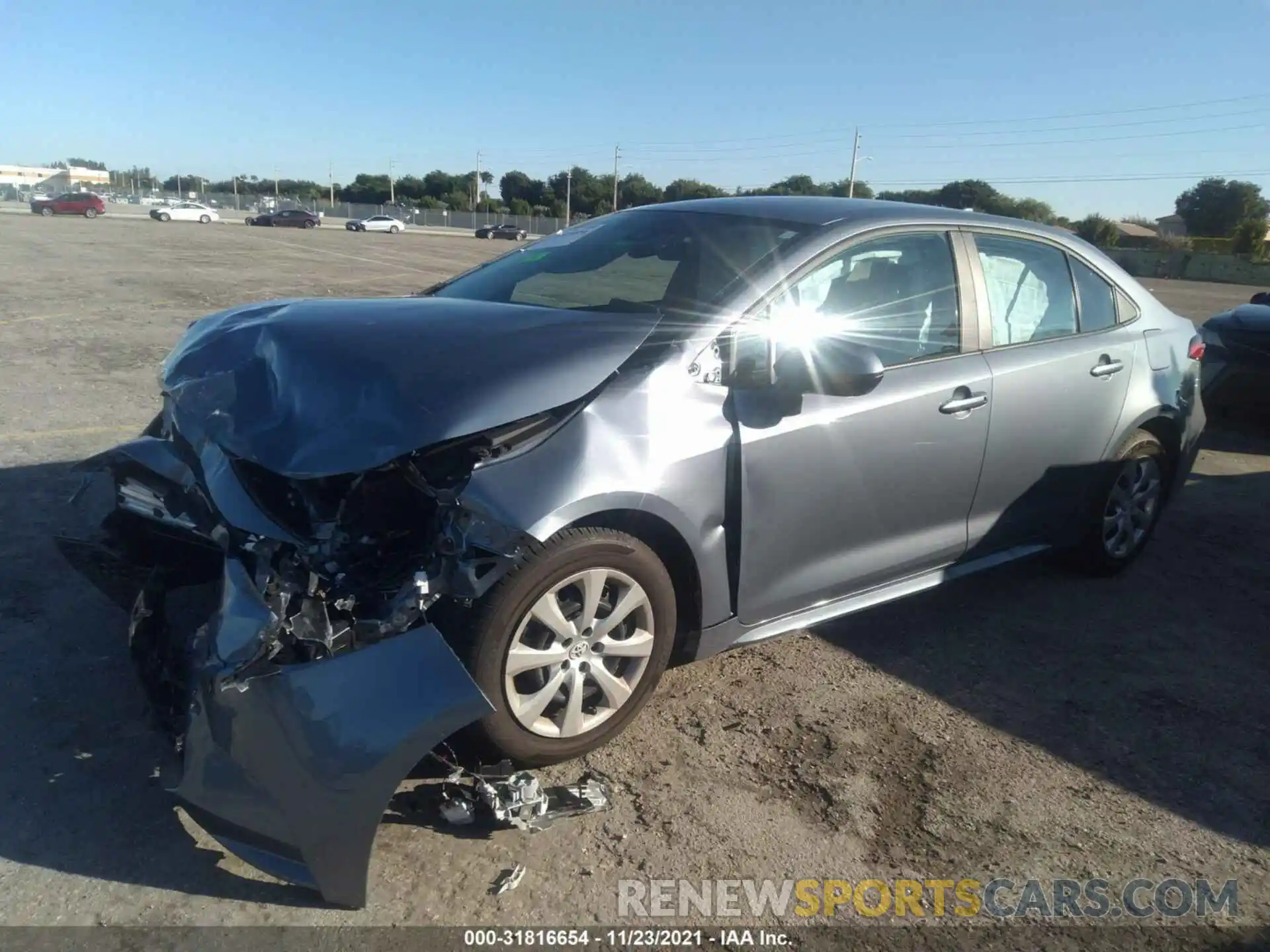 2 Photograph of a damaged car 5YFEPMAEXMP204092 TOYOTA COROLLA 2021