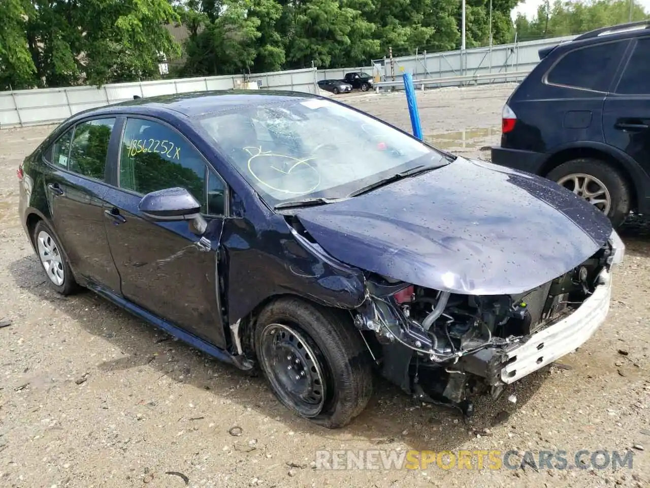 1 Photograph of a damaged car 5YFEPMAEXMP204982 TOYOTA COROLLA 2021