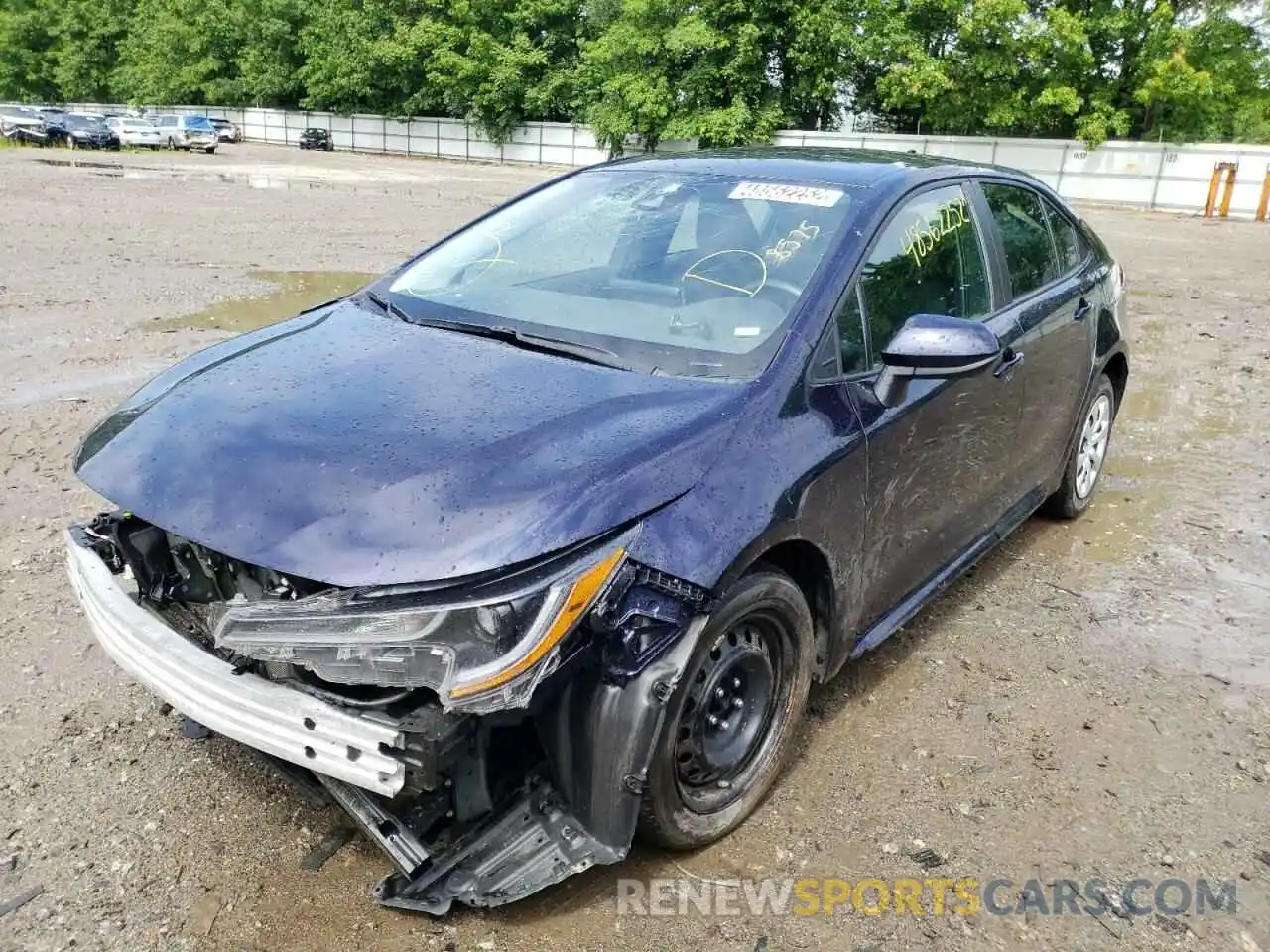 2 Photograph of a damaged car 5YFEPMAEXMP204982 TOYOTA COROLLA 2021