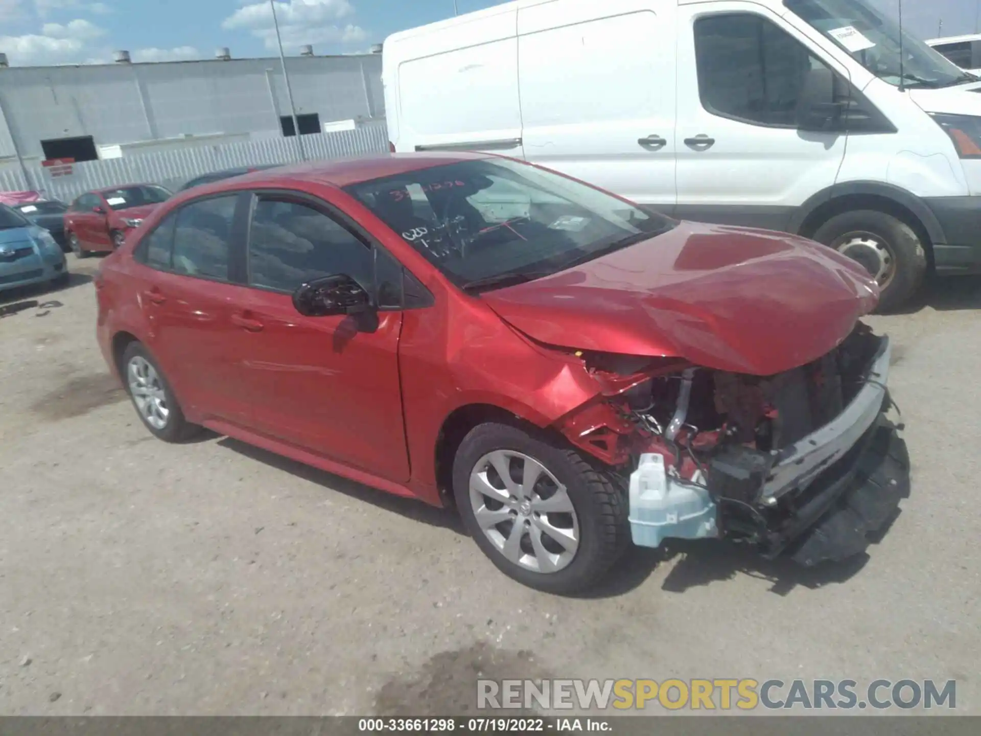 1 Photograph of a damaged car 5YFEPMAEXMP205162 TOYOTA COROLLA 2021