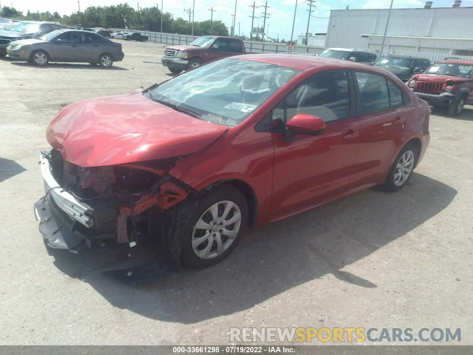 2 Photograph of a damaged car 5YFEPMAEXMP205162 TOYOTA COROLLA 2021