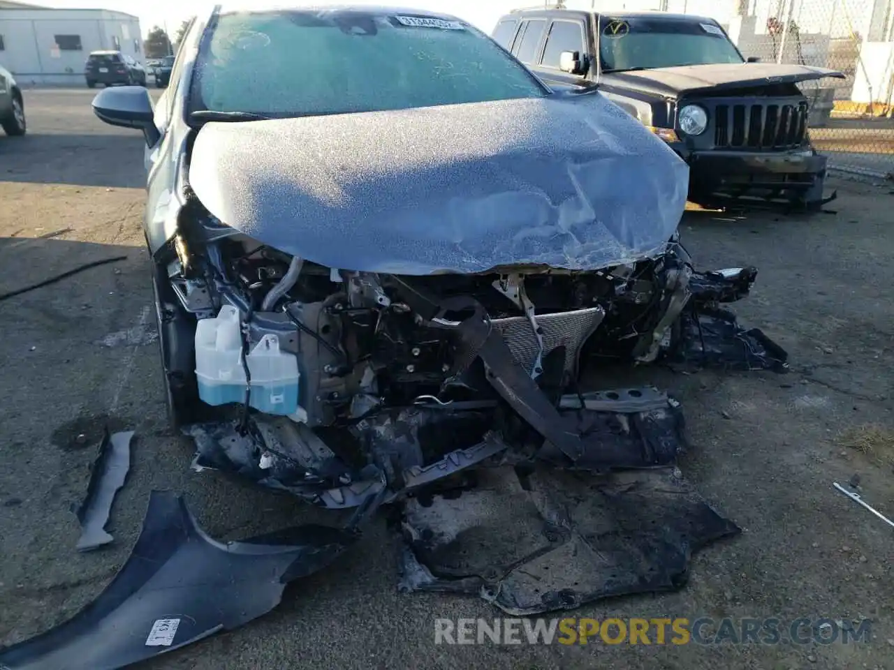 9 Photograph of a damaged car 5YFEPMAEXMP206408 TOYOTA COROLLA 2021