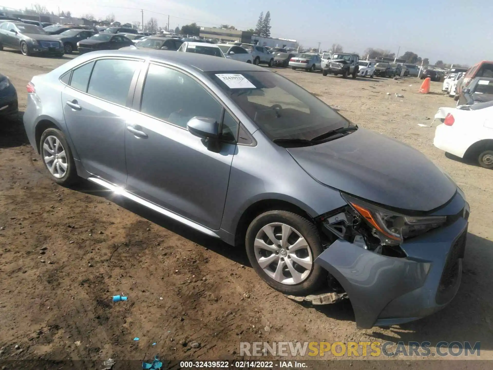 1 Photograph of a damaged car 5YFEPMAEXMP206764 TOYOTA COROLLA 2021