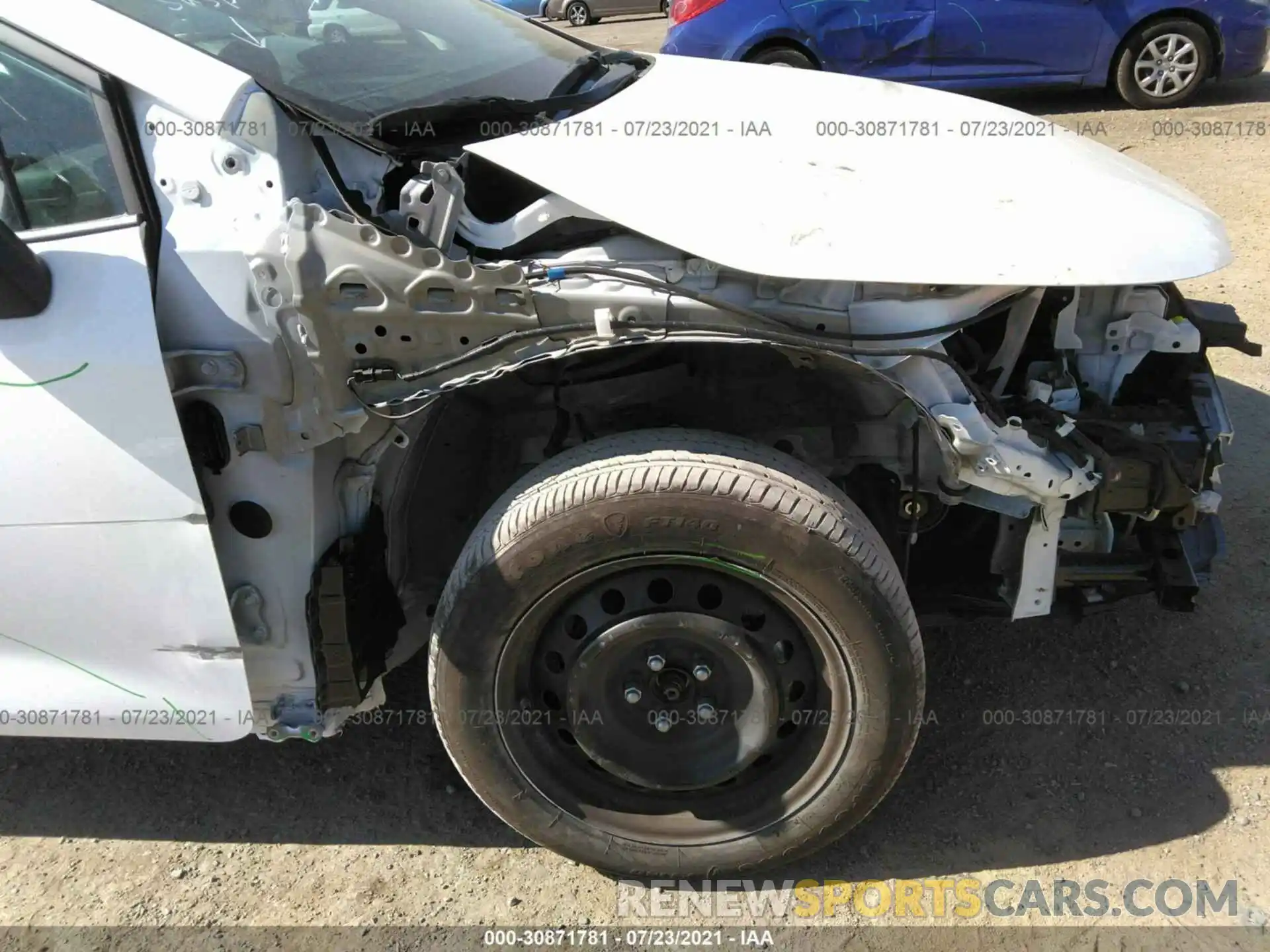 6 Photograph of a damaged car 5YFEPMAEXMP208224 TOYOTA COROLLA 2021