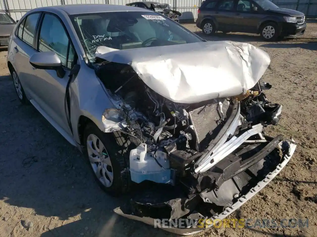 1 Photograph of a damaged car 5YFEPMAEXMP208353 TOYOTA COROLLA 2021