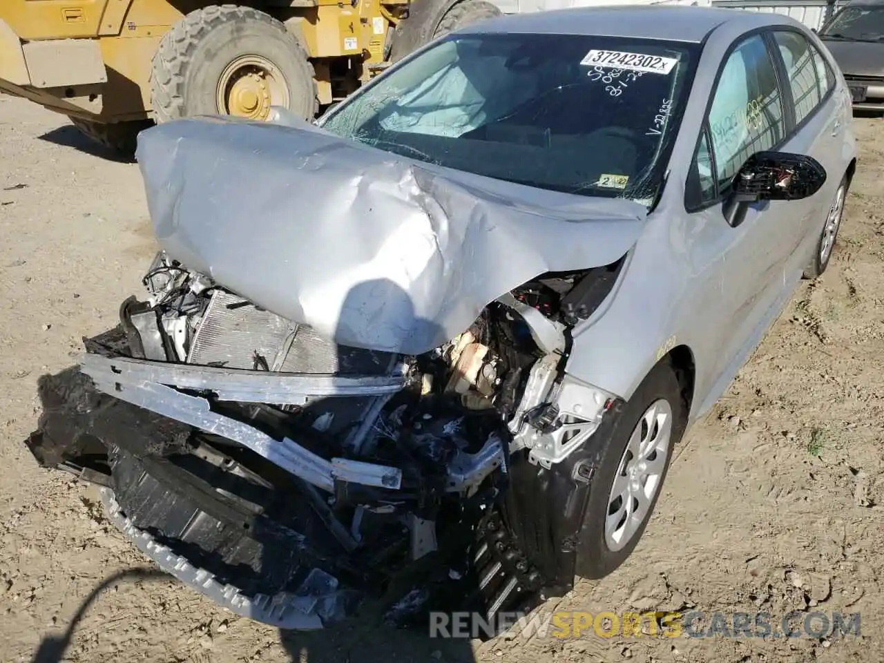 2 Photograph of a damaged car 5YFEPMAEXMP208353 TOYOTA COROLLA 2021