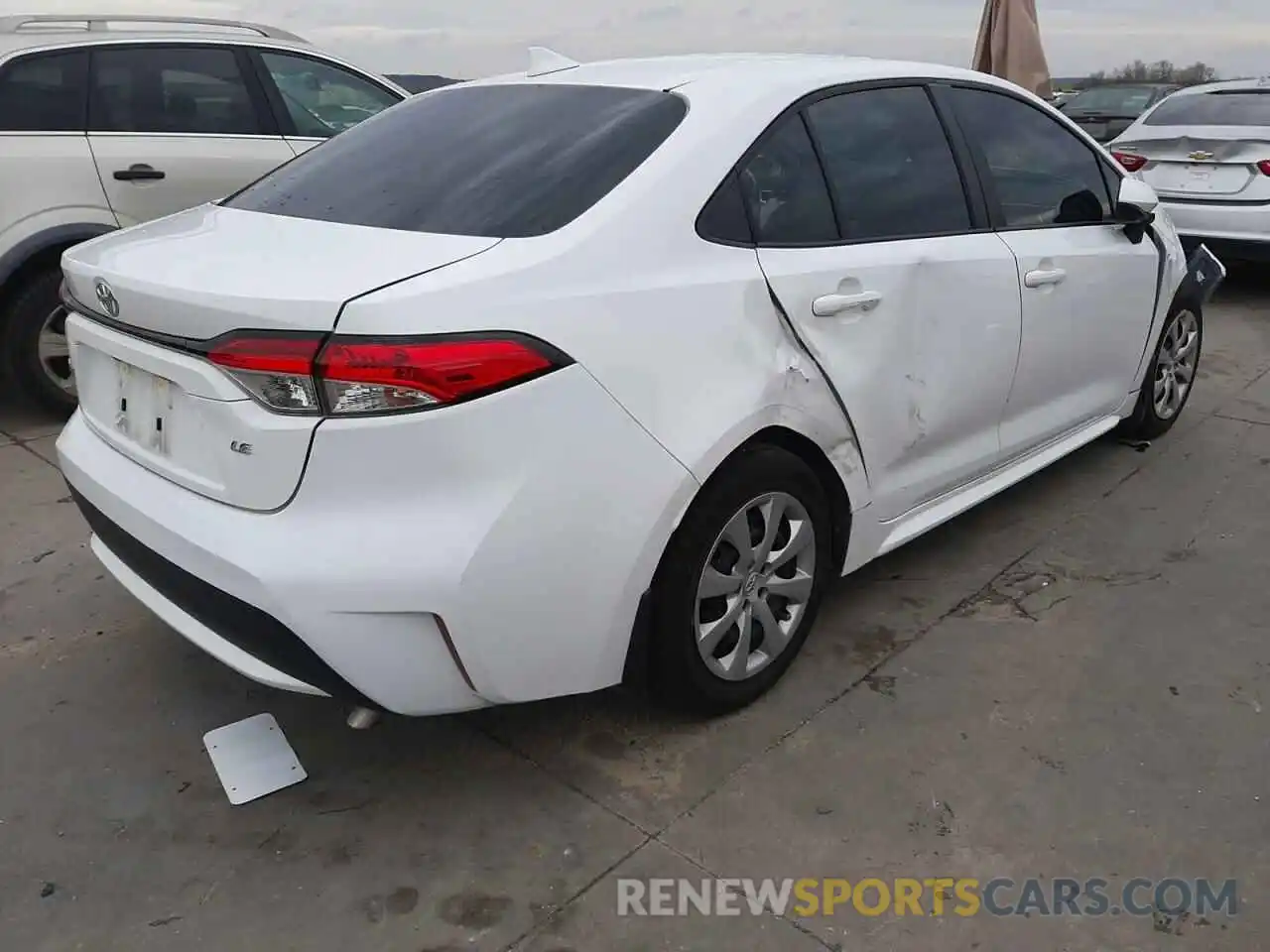 4 Photograph of a damaged car 5YFEPMAEXMP208398 TOYOTA COROLLA 2021