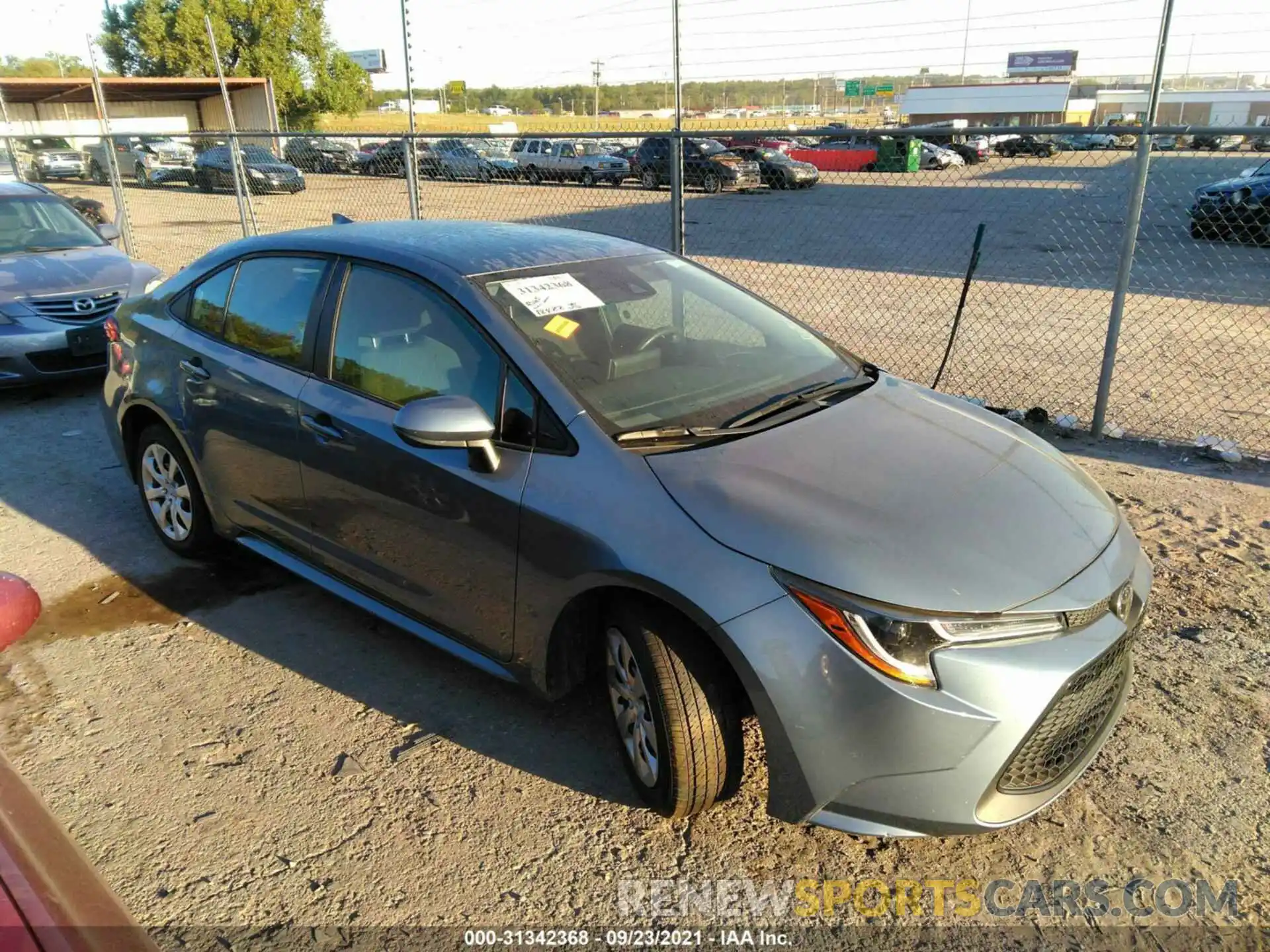 1 Photograph of a damaged car 5YFEPMAEXMP208580 TOYOTA COROLLA 2021