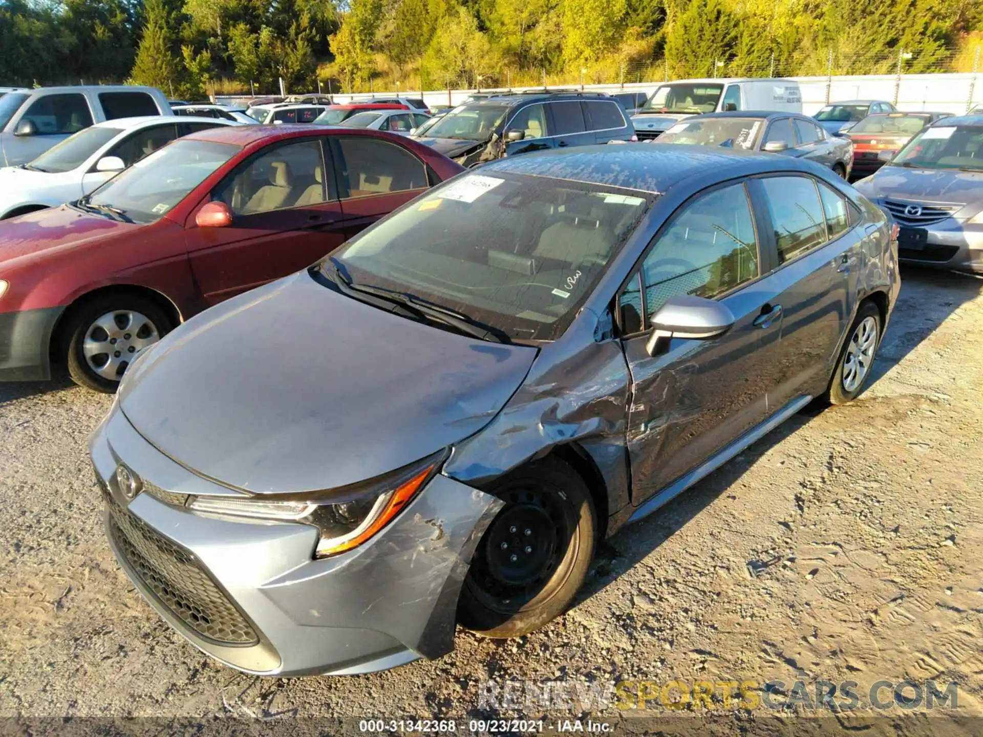 2 Photograph of a damaged car 5YFEPMAEXMP208580 TOYOTA COROLLA 2021