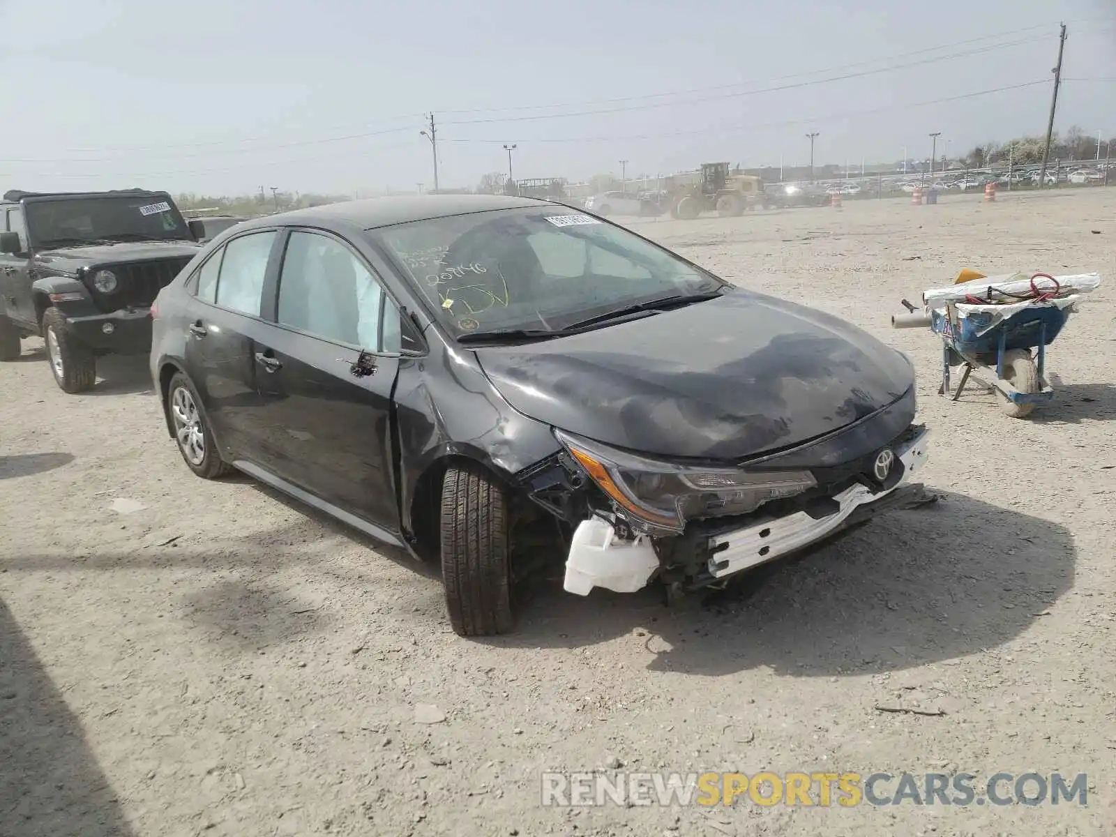 1 Photograph of a damaged car 5YFEPMAEXMP209146 TOYOTA COROLLA 2021